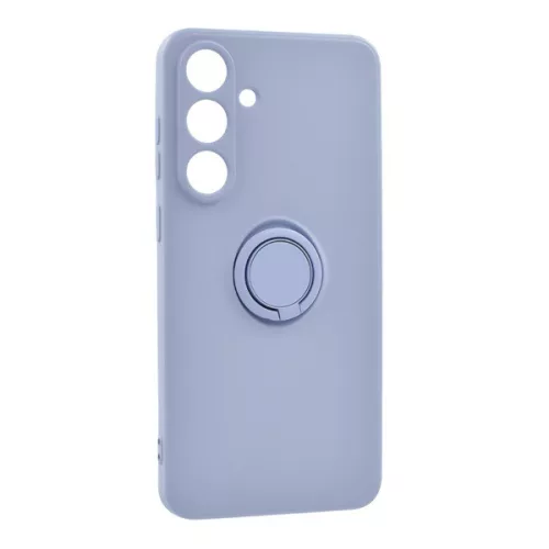 Szilikon telefonvédő (tartógyűrű, mikrofiber plüss belső, mágneses, kameravédő) LILA