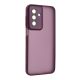 Szilikon telefonvédő (ütésállóság, akril hátlap, kameravédő) LILA