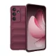 Szilikon telefonvédő (ütésállóság, kameravédő, 3D) BORDÓ