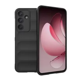   Szilikon telefonvédő (ütésállóság, kameravédő, 3D) FEKETE