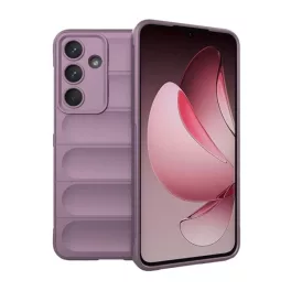   Szilikon telefonvédő (ütésállóság, kameravédő, 3D) LILA