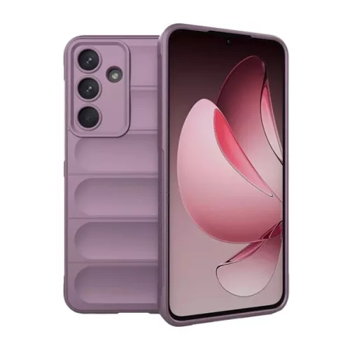 Szilikon telefonvédő (ütésállóság, kameravédő, 3D) LILA