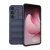Szilikon telefonvédő (ütésállóság, kameravédő, 3D) SÖTÉTKÉK