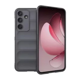   Szilikon telefonvédő (ütésállóság, kameravédő, 3D) SÖTÉTSZÜRKE