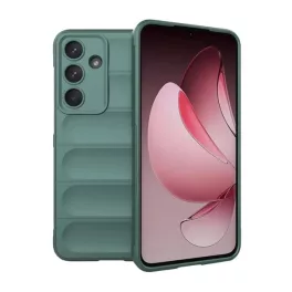   Szilikon telefonvédő (ütésállóság, kameravédő, 3D) SÖTÉTZÖLD