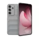 Szilikon telefonvédő (ütésállóság, kameravédő, 3D) VILÁGOSSZÜRKE