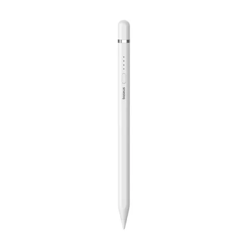 BASEUS SMOOTH WRITING 2 érintő ceruza (aktív, kapacitív, lightning töltő, LED jelzés + póthegy, Apple Pencil komp) FEHÉR