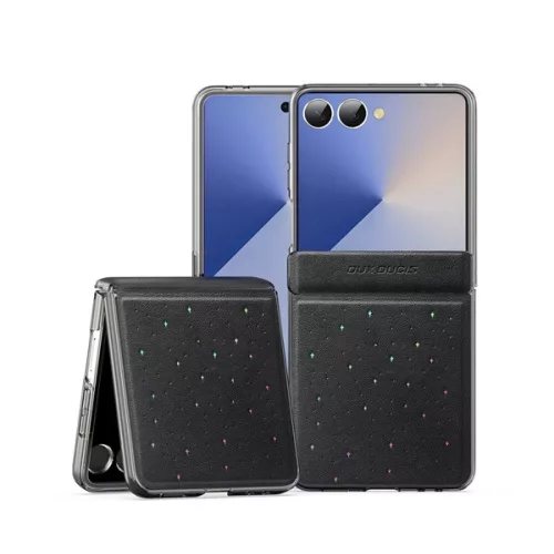 DUX DUCIS STEX szilikon telefonvédő (ütésállóság, csillag) FEKETE