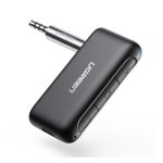 UGREEN bluetooth FM transmitter Type-C aljzat (v5.3, 3.5mm jack, mikrofon) FEKETE