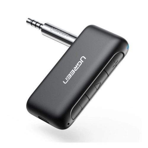 UGREEN bluetooth FM transmitter Type-C aljzat (v5.3, 3.5mm jack, mikrofon) FEKETE