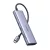 UGREEN CM471 Type-C HUB 7in1 (elosztó, 2 USB+Type-C aljzat, 20cm) SÖTÉTSZÜRKE