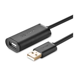   UGREEN US121 adatkábel hosszabbító (USB aljzat - USB, 10m) FEKETE