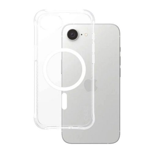 PANZERGLASS CARE SAMBA szilikon telefonvédő (ütésállóság, légpárnás sarok, kameravédő, MagSafe) ÁTLÁTSZÓ