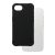 PANZERGLASS CARE SAMBA szilikon telefonvédő (ütésállóság, légpárnás sarok, kameravédő, MagSafe) FEKETE