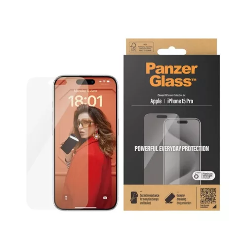 PANZERGLASS CLASSIC FIT képernyővédő üveg (extra karcálló, ütésállóság) ÁTLÁTSZÓ