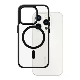   PANZERGLASS CARE FLAGSHIP URBAN COMBAT CASE szilikon telefonvédő (ütésállóság, kameravédő, MagSafe) FEKETE