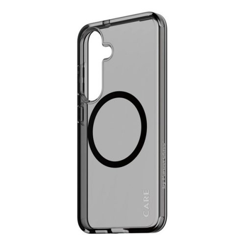 PANZERGLASS CARE FLAGSHIP URBAN COMBAT SMOKEY CASE szilikon telefonvédő (ütésállóság, kameravédő, wireless) FEKETE