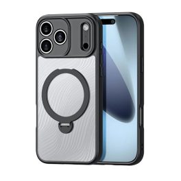 DUX DUCIS AIMO szilikon telefonvédő (ütésállóság, kameravédő, MagSafe, kitámasztó, hullám) FEKETE   DUX DUCIS AIMO szilikon telefonvédő (ütésállóság, kameravédő, MagSafe, kitámasztó, hullám) FEKETE