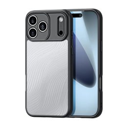 DUX DUCIS AIMO szilikon telefonvédő (ütésállóság, kameravédő, matt, hullám) FEKETE   DUX DUCIS AIMO szilikon telefonvédő (ütésállóság, kameravédő, matt, hullám) FEKETE
