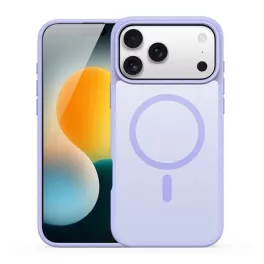   DUX DUCIS YIND szilikon telefonvédő (ütésállóság, kameravédő, matt, MagSafe) LILA