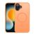 DUX DUCIS YIND szilikon telefonvédő (ütésállóság, kameravédő, matt, MagSafe) NARANCSSÁRGA
