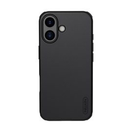  NILLKIN SUPER FROSTED PRO műanyag telefonvédő (ütésállóság, gumírozott, érdes felület) FEKETE