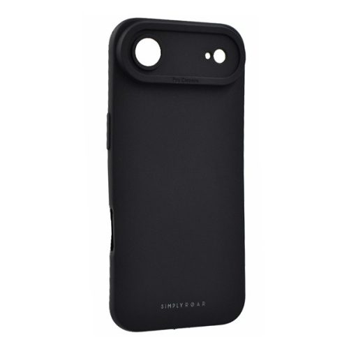 ROAR LUNA szilikon telefonvédő (ultravékony, matt, kameravédő, wireless) FEKETE