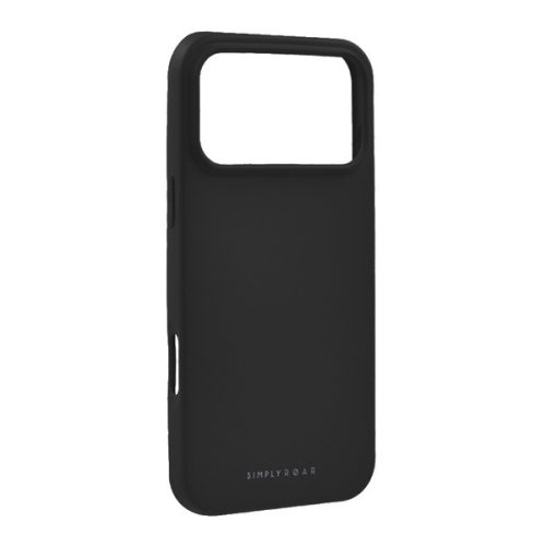 ROAR SPACE szilikon telefonvédő (matt, prémium) FEKETE