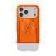 SPIGEN CLASSIC C1 szilikon telefonvédő (ütésállóság, légpárnás sarok, MagSafe) NARANCS