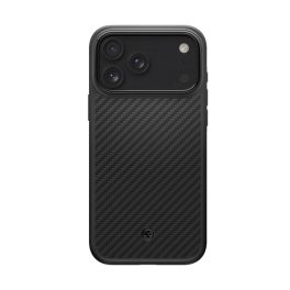 SPIGEN ENZO ARAMID telefonvédő (Magsafe, karbon minta) FEKETE   SPIGEN ENZO ARAMID telefonvédő (Magsafe, karbon minta) FEKETE