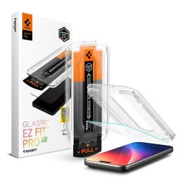   SPIGEN GLASS TR EZ FIT PRO HD képernyővédő üveg (2.5D, tokbarát, ultravékony, 0.2mm, 9H + segédkeret) ÁTLÁTSZÓ
