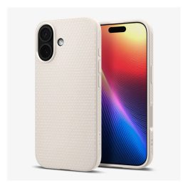 SPIGEN LIQUID AIR szilikon telefonvédő (ütésállóság, légpárnás sarok, rombusz) BÉZS   SPIGEN LIQUID AIR szilikon telefonvédő (ütésállóság, légpárnás sarok, rombusz) BÉZS