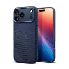   SPIGEN LIQUID AIR szilikon telefonvédő (ütésállóság, légpárnás sarok, rombusz) SÖTÉTKÉK