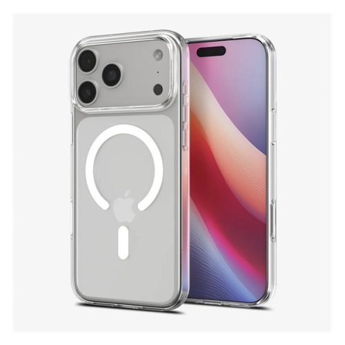 SPIGEN LIQUID CRYSTAL MAGSAFE szilikon telefonvédő (ütésállóság, légpárnás sarok, MagSafe) ÁTLÁTSZÓ