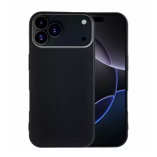 Szilikon telefonvédő (matt) FEKETE