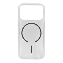   Szilikon telefonvédő (ultravékony, műanyag hátlap, MagSafe, légpárnás sarok) SÖTÉTSZÜRKE