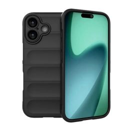 Szilikon telefonvédő (ütésállóság, kameravédő, 3D) FEKETE   Szilikon telefonvédő (ütésállóság, kameravédő, 3D) FEKETE