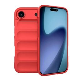 Szilikon telefonvédő (ütésállóság, kameravédő, 3D) PIROS   Szilikon telefonvédő (ütésállóság, kameravédő, 3D) PIROS