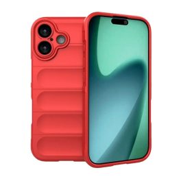 Szilikon telefonvédő (ütésállóság, kameravédő, 3D) PIROS   Szilikon telefonvédő (ütésállóság, kameravédő, 3D) PIROS