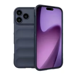   Szilikon telefonvédő (ütésállóság, kameravédő, 3D) SÖTÉTKÉK