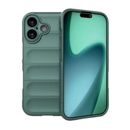 Szilikon telefonvédő (ütésállóság, kameravédő, 3D) SÖTÉTZÖLD   Szilikon telefonvédő (ütésállóság, kameravédő, 3D) SÖTÉTZÖLD