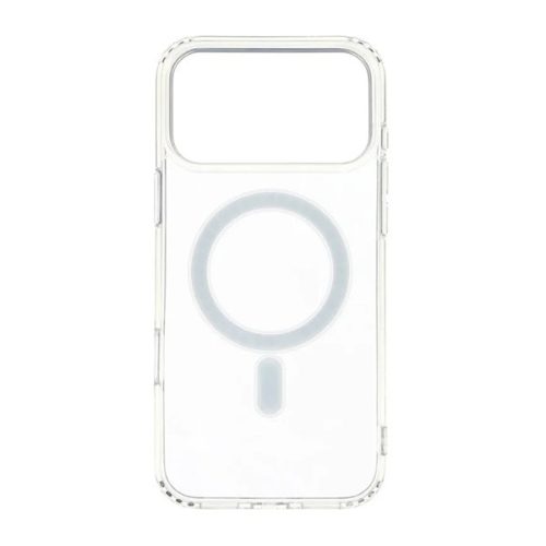 Szilikon telefonvédő (ütésállóság, légpárnás sarok, MagSafe) ÁTLÁTSZÓ