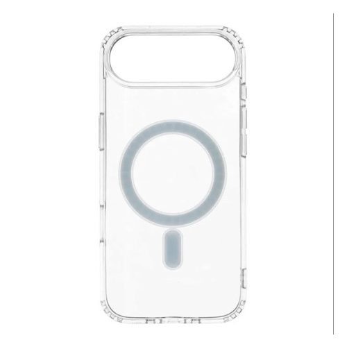 Szilikon telefonvédő (ütésállóság, légpárnás sarok, MagSafe) ÁTLÁTSZÓ