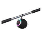 DEVIA LITE1 bluetooth hordozható hangszóró (v5.3, 5W, TF/microSD kártyaolvasó, FM rádió, LED világítás) FEKETE