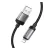 HOCO X114 adatkábel (USB - lightning, 2.4A, gyorstöltő, 100cm) FEKETE