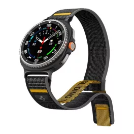  SPIGEN ATHLEX AIR ACTIVE pótszíj (egyedi méret, nylon, tépőzáras, légáteresztő, SPORT) FEKETE