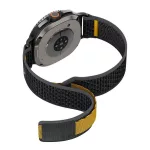 SPIGEN ATHLEX AIR ACTIVE pótszíj (egyedi méret, nylon, tépőzáras, légáteresztő, SPORT) FEKETE
