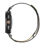 SPIGEN ATHLEX AIR ACTIVE pótszíj (egyedi méret, nylon, tépőzáras, légáteresztő, SPORT) FEKETE