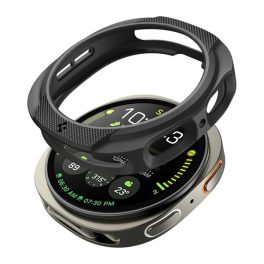 SPIGEN LIQUID AIR szilikon óra keret (ütésállóság) FEKETE   SPIGEN LIQUID AIR szilikon óra keret (ütésállóság) FEKETE