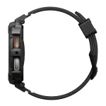 SPIGEN RUGGED ARMOR PRO pótszíj (egyedi méret, szilikon, ütésállóság + szilikon keret) FEKETE